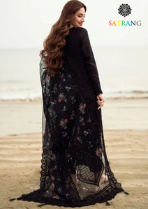 Summer Unstitched 3PC Lawn Embroidered Dress With Monar Dupatta SR-317