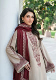 Winter Unstitched 3PCs Embroidered Dhanak Dress With Digital Printed Karandi Shawl SR-503