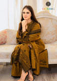 Winter Unstitched 3PCs Embroidered Dhanak Dress With Dhanak Embroidered Shawl SR-598
