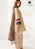 Winter Unstitched 3PCs Embroidered Dhanak Dress With Digital Printed Karandi Shawl SR-609