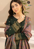 Winter Unstitched 3PCs Dhanak Embroidered Dress With Digital Printed Karandi Shawl SR-626
