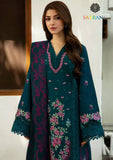 Winter Unstitched 3PCs Heavy Embroidered Dhanak Dress With Digital Printed Karandi Shawl SR-628