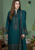 Winter Unstitched 3PCs Heavy Embroidered Dhanak Dress With Dhanak Embroidered Shawl SR-629