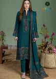 Winter Unstitched 3PCs Heavy Embroidered Dhanak Dress With Dhanak Embroidered Shawl SR-629