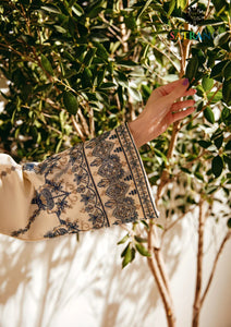 Winter Unstitched 3PCs Embroidered Dhanak Dress With Dhanak Embroidered Dhanak Shawl SR-630