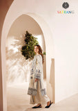 Winter Unstitched 3PCs Embroidered Dhanak Dress With Dhanak Embroidered Dhanak Shawl SR-630