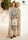 Winter Unstitched 3PCs Embroidered Dhanak Dress With Dhanak Embroidered Dhanak Shawl SR-630