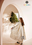 Winter Unstitched 3PCs Embroidered Dhanak Dress With Dhanak Embroidered Dhanak Shawl SR-630