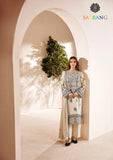 Winter Unstitched 3PCs Embroidered Dhanak Dress With Dhanak Embroidered Dhanak Shawl SR-630