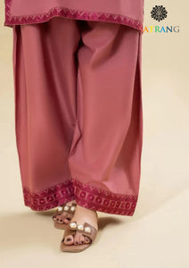 Winter Unstitched 2PCs Embroidered Dhanak Dress With Embroidered Dhanak Trouser SR-634