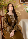 Winter Unstitched 2PCs Embroidered Dhanak Dress With Dhanak Trouser SR-638