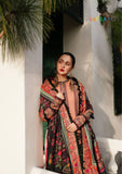 Winter Unstitched 3PCsHeavy Embroidered Dhanak Dress With Digital Printed Karandi Shawl SR-639