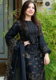 Winter Unstitched 3PCs Embroidered Dhanak Dress With Chiffon Embroidered Dupatta SR-641