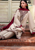 Winter Unstitched 3PCs Embroidered Dhanak Dress With Digital Printed Karandi Shawl SR-659