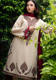 Winter Unstitched 3PCs Embroidered Dhanak Dress With Digital Printed Karandi Shawl SR-659