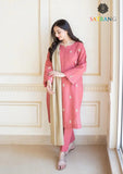 Winter Unstitched 3PCs Embroidered Dhanak Dress With Dhanak Shawl SR-649