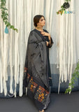Winter Unstitched 3PCs Embroidered Dhanak Dress With Digital Printed Dhanak Shawl SR-650
