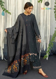 Winter Unstitched 3PCs Embroidered Dhanak Dress With Digital Printed Dhanak Shawl SR-650