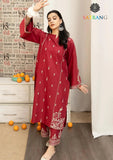 Winter Unstitched 3PCs Embroidered Dhanak Dress With Digital Printed Karandi Shawl SR-651