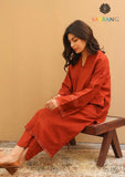 Winter Unstitched 3PCs Embroidered Dhanak Dress With Embroidered Dhanak Shawl SR-652