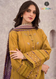 Winter Unstitched 3PCs Embroidered Dhanak Dress With Digital Printed Karandi Shawl SR-655