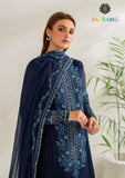Winter Unstitched 3PCs Embroidered Dhanak Dress With Embroidered Chiffon Dupatta SR-659