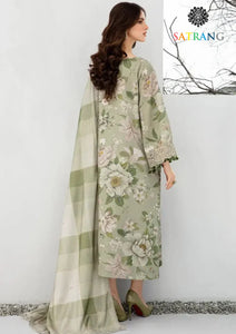 Winter Unstitched 3PCs Digital Printed Karandi Dress With Digital Printed Karandi Shawl SR-664
