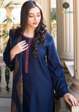 Winter Unstitched 3PCs Embroidered Dhanak Dress With Digital Printed Karandi Shawl SR-668