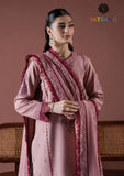 Winter Unstitched 3PCs Embroidered Dhanak Dress With Embroidered Dhanak Shawl SR-675