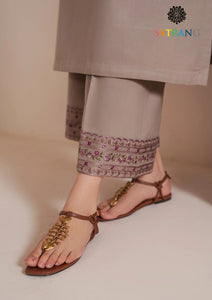 Winter Unstitched 3PCs Embroidered Dhanak Dress With Digital Printed Karandi Shawl SR-678