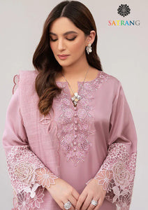 Winter Unstitched 3PCs Embroidered Khaddar Dress With Embroidered Monar Dupatta SR-680