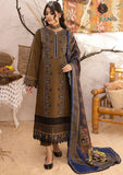Winter Unstitched 3PCs Embroidered Dhanak Dress With Digital Printed Karandi Shawl SR-682