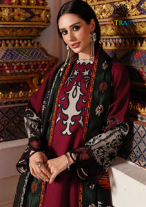 Winter Unstitched 3PCs Digital Printed Karandi Dress With Digital Printed Karandi Shawl SR-684
