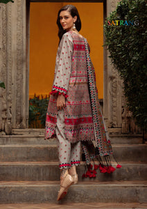 Winter Unstitched 3PCs Digital Printed Karandi Dress With Digital Printed Karandi Shawl SR-685