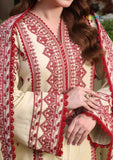 Winter Unstitched 3PCs Embroidered Dhanak Dress With Embroidered Dhanak Shawl SR-686
