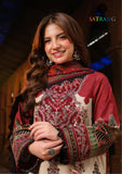 Winter Unstitched 3PCs Digital Printed Karandi Dress With Digital Printed Karandi Shawl SR-688