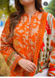 Winter Unstitched 3PCs Digital Printed Karandi Dress With Digital Printed Karandi Shawl SR-698