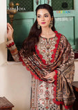 Winter Unstitched 3PCs Digital Printed Karandi Dress With Digital Printed Karandi Shawl SR-700