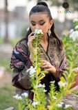 Winter Unstitched 3PCs Embroidered Dhanak Dress With Digital Printed Karandi Shawl SR-268