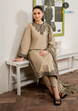 Winter Unstitched 3PCs Embroidered Dhanak Dress With Digital Printed Karandi Shawl SR-269