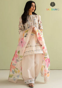 Summer Unstitched 3PCs Digital Printed Lawn Dress With Digital Printed Silk Dupatta SR-292