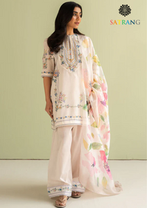 Summer Unstitched 3PCs Digital Printed Lawn Dress With Digital Printed Silk Dupatta SR-292