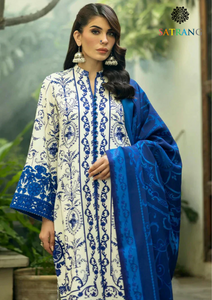 Summer Unstitched 3PCs Digital Printed Lawn Dress With Digital Printed Lawn Dupatta SR-293