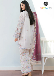 Summer Unstitched 3PCs Digital Printed Lawn Dress With Digital Printed Lawn Dupatta SR-294