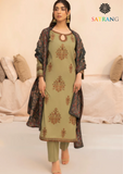Summer Unstitched 3PCs Lawn Embroidered Dress With Diamond Dupatta SR-300