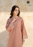 Summer Unstitched 2PCs Lawn Embroidered Dress SR-303