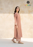 Summer Unstitched 2PCs Lawn Embroidered Dress SR-303
