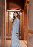 Summer Unstitched 3PCs Lawn Embroidered Dress With Diamond Dupatta SR-306