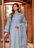 Summer Unstitched 3PCs Lawn Embroidered Dress With Diamond Dupatta SR-306
