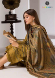 Summer Unstitched 3PCs Embroidered Lawn Dress With Diamond Dupatta SR-309